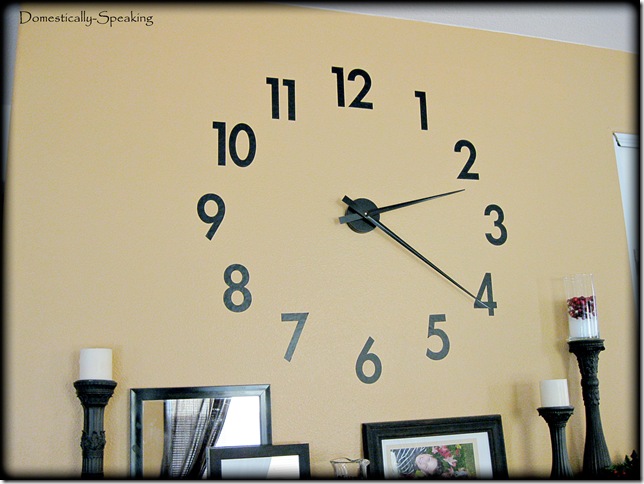 My GIANT clock… - Domestically Designed